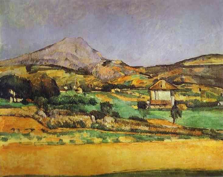 Paul Cezanne Plain by Mount Sainte-Victoire